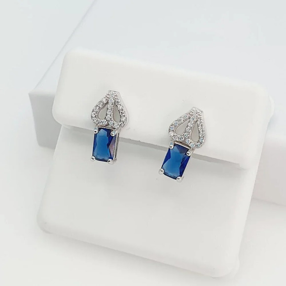 "925 Sterling Silver Cubic Zirconia Earrings, U19254817 - Picture 9 of 11